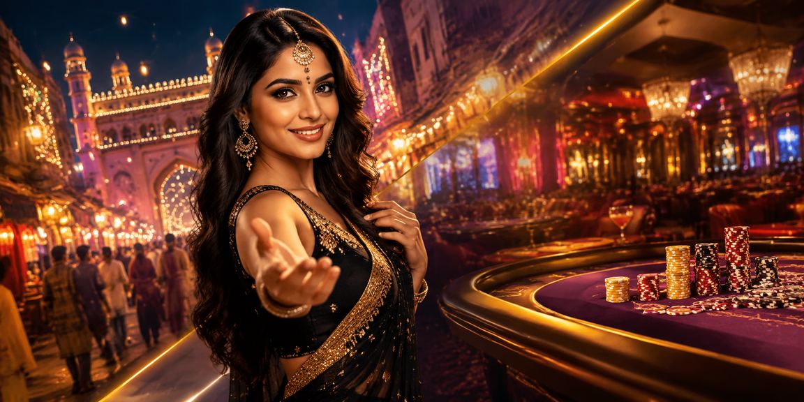 Player using casino app on mobile phone in India